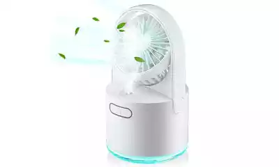 ventiladores con nebulizador de agua